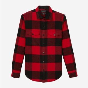 Bonobos Slim Fit Wool Over-shirt Button down Size Medium